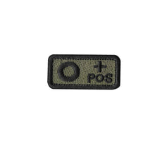 Load image into Gallery viewer, A B AB O + - Blood Type Embroidery Hook And Loop Patches Medical Patch Armband Tactical Patch On Backpack
