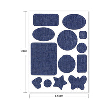 Load image into Gallery viewer, Self-Adhesive Denim Patch DIY Cut Fabric Stickers Repair Patches For Jean Clothing Pants Elbow Knee Clothing Stickers

