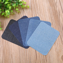 Load image into Gallery viewer, 1 Set Denim Repair Patch Fabric Iron On Patches Appliques Patches Repair For Jean Clothing Pants Elbow Knee Clothing Stickers

