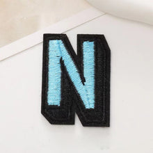 Load image into Gallery viewer, 26 English Letters Embroidery Repair Patch Iron on Patches Badge Sticker Appliques For DIY Clothing Accessories
