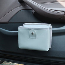 Load image into Gallery viewer, Foldable PU Leather Car Trash Bin &amp; Door Hanging Storage Bag Multi-function Organizer for Car Interior Automotive Accessories
