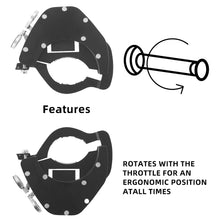Load image into Gallery viewer, Motorcycle Grip Throttle Assist Cruise Lock For Comfortable And Controlled Riding Control Motorcycle Throttle Improved Grip Bottom
