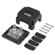 Load image into Gallery viewer, 48V 400A Negative Bus Bar with Cover High Current Terminal Block for Car Boat RV Modification Marine Power Distribution Block
