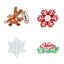 Load image into Gallery viewer, Christmas Embroidered Repair Patch Self Adhesive Patch Cartoon Santa Claus Appliques For Apparel Bags Accessories
