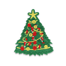 Load image into Gallery viewer, Christmas Embroidered Repair Patch Self Adhesive Patch Cartoon Santa Claus Appliques For Apparel Bags Accessories
