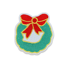 Load image into Gallery viewer, Christmas Embroidered Repair Patch Self Adhesive Patch Cartoon Santa Claus Appliques For Apparel Bags Accessories
