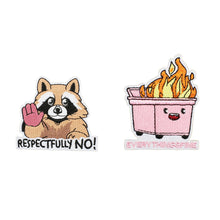 Load image into Gallery viewer, Funny Embroidery Repair Patch Iron On Patch Hip Hop Apparel Appliques Stickers Badges DIY Accessories

