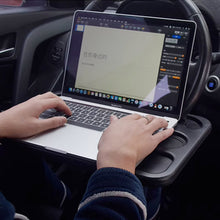Load image into Gallery viewer, Multi-purpose Car Steering Wheel Dining Table Bracket Car Laptop Computer Desk Mount Stand Eat Work Drink Food Coffee Tray Board
