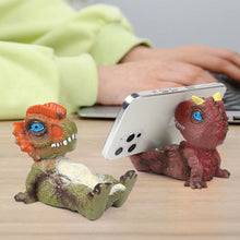 Load image into Gallery viewer, Tyrannosaurus Rex Figure Novelty Desk Decor Phone Holder/Stand Cute Dinosaur Ornament For Kids Dinosaur Lovers / Fans Cute Phone Accessories
