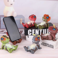 Load image into Gallery viewer, Tyrannosaurus Rex Figure Novelty Desk Decor Phone Holder/Stand Cute Dinosaur Ornament For Kids Dinosaur Lovers / Fans Cute Phone Accessories
