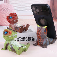Load image into Gallery viewer, Tyrannosaurus Rex Figure Novelty Desk Decor Phone Holder/Stand Cute Dinosaur Ornament For Kids Dinosaur Lovers / Fans Cute Phone Accessories

