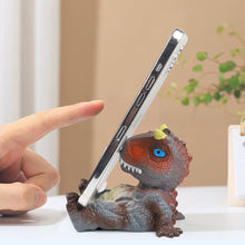 Load image into Gallery viewer, Tyrannosaurus Rex Figure Novelty Desk Decor Phone Holder/Stand Cute Dinosaur Ornament For Kids Dinosaur Lovers / Fans Cute Phone Accessories
