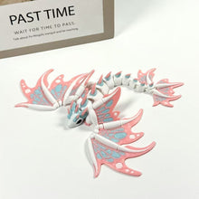 Load image into Gallery viewer, 3D Printed Dragon Model Figurine Movable Parts Articulated Joints Office Desk Ornament Shelf Display For Collectors Anime Fans Kids Gift Idea
