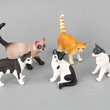 Load image into Gallery viewer, Cute Cat Figurine Collection Realistic Animal Model Desk Ornament Early Learning/Educational Animal Figure Toy For Kids Collectors Animal Enthusiasts

