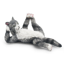 Load image into Gallery viewer, Cute Cat Figurine Collection Realistic Animal Model Desk Ornament Early Learning/Educational Animal Figure Toy For Kids Collectors Animal Enthusiasts
