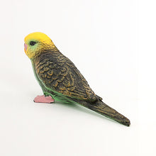 Load image into Gallery viewer, Realistic Tiger Skin Parrot Model Educational Wildlife Bird Figurine for Kids Durable Desktop Decor Bird Figurine Collectible Toy
