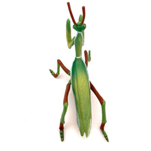 Load image into Gallery viewer, Realistic Mantis Replica Grasshopper Insect Model Animal Figurine Educational Toy Home Desktop Display Collection for Kids Science Classroom Supply
