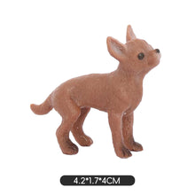 Load image into Gallery viewer, Miniature Dog Model Hand Painted Detailed Sculpture Desk Home Decor Shelf Kids Animal Lovers Collectors Educational Figurine Toy Animal Collection
