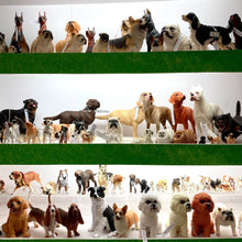 Load image into Gallery viewer, Miniature Dog Model Hand Painted Detailed Sculpture Desk Home Decor Shelf Kids Animal Lovers Collectors Educational Figurine Toy Animal Collection
