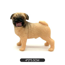 Load image into Gallery viewer, Miniature Dog Model Hand Painted Detailed Sculpture Desk Home Decor Shelf Kids Animal Lovers Collectors Educational Figurine Toy Animal Collection
