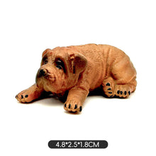 Load image into Gallery viewer, Miniature Dog Model Hand Painted Detailed Sculpture Desk Home Decor Shelf Kids Animal Lovers Collectors Educational Figurine Toy Animal Collection
