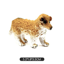 Load image into Gallery viewer, Miniature Dog Model Hand Painted Detailed Sculpture Desk Home Decor Shelf Kids Animal Lovers Collectors Educational Figurine Toy Animal Collection
