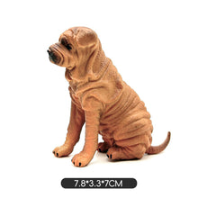 Load image into Gallery viewer, Miniature Dog Model Hand Painted Detailed Sculpture Desk Home Decor Shelf Kids Animal Lovers Collectors Educational Figurine Toy Animal Collection
