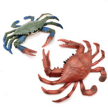 Load image into Gallery viewer, Simulation Octopus Crab Marine Figures Realistic Sea Animal Model for Kids Education Desktop Decor Collection Christmas Festival Gifts
