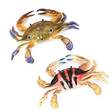 Load image into Gallery viewer, Simulation Octopus Crab Marine Figures Realistic Sea Animal Model for Kids Education Desktop Decor Collection Christmas Festival Gifts
