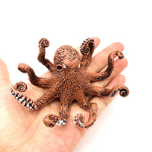 Load image into Gallery viewer, Simulation Octopus Crab Marine Figures Realistic Sea Animal Model for Kids Education Desktop Decor Collection Christmas Festival Gifts
