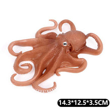 Load image into Gallery viewer, Simulation Octopus Crab Marine Figures Realistic Sea Animal Model for Kids Education Desktop Decor Collection Christmas Festival Gifts
