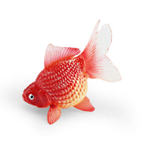 Load image into Gallery viewer, Simulation Ornamental Fish Model Goldfish Figurine With Base Stand Desk Shelf Display Educational Toy Collectors Item Gift for Fish Lovers Kids
