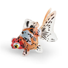 Load image into Gallery viewer, Simulation Ornamental Fish Model Goldfish Figurine With Base Stand Desk Shelf Display Educational Toy Collectors Item Gift for Fish Lovers Kids
