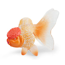 Load image into Gallery viewer, Simulation Ornamental Fish Model Goldfish Figurine With Base Stand Desk Shelf Display Educational Toy Collectors Item Gift for Fish Lovers Kids

