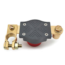 Load image into Gallery viewer, Car High Current Brass Battery Terminal Disconnect Switch Removable Knob Positive Negative Modification Safety Accessory
