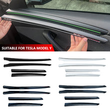 Load image into Gallery viewer, Car Door Inner Trim Cover Central Control Dashboard for 2025 Tesla Model Y/L Interior Decoration Overlay Panel Modification Accessory
