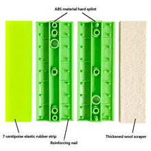 Load image into Gallery viewer, Car Vinyl Film Wrapping Tool Film Blade Scraper with Thickened Wool Scraper Strip Window Tinting Wallpaper Installing Tool
