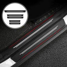 Load image into Gallery viewer, 4Pcs Universal Carbon Fiber Car Door Edge Sill Protector Anti-scratch Sticker for Car Front Rear Doors Exterior Protection Decal
