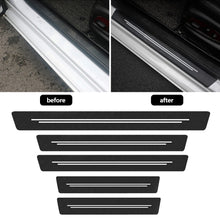 Load image into Gallery viewer, 4Pcs Universal Carbon Fiber Car Door Edge Sill Protector Anti-scratch Sticker for Car Front Rear Doors Exterior Protection Decal
