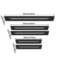 Load image into Gallery viewer, 4Pcs Universal Carbon Fiber Car Door Edge Sill Protector Anti-scratch Sticker for Car Front Rear Doors Exterior Protection Decal

