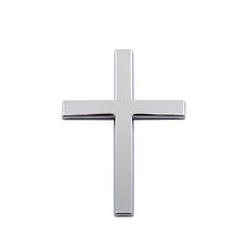 Load image into Gallery viewer, 3D Metal Car Sticker Cross Raised Design Auto &amp; Motorcycle Body Decoration Scratch Cover Personalized Decal
