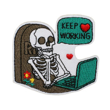 Load image into Gallery viewer, Cartoon Animal Badge Hook And Loop Embroidered Repair Patch Hip Hop Animal Appliques Stickers For Clothing Bags Sewing

