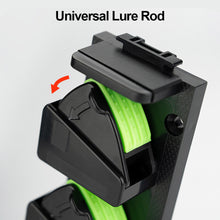 Load image into Gallery viewer, Expandable Wall Mounted Fishing Rod Display Rack Spring Clip Storage Clamp No-Drill Rod Holder Fishing Supplies
