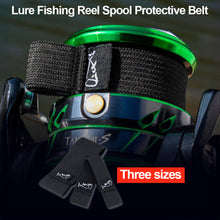 Load image into Gallery viewer, 2PCS Fishing Reel Spool Protector Bands Prevent Line Damage Loosening Tangles Quick Release Design for Spinning Baitcasting Reels
