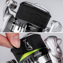 Load image into Gallery viewer, 2PCS Fishing Reel Spool Protector Bands Prevent Line Damage Loosening Tangles Quick Release Design for Spinning Baitcasting Reels

