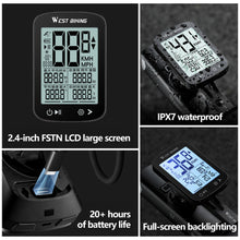 Load image into Gallery viewer, Bicycle Smart GPS Bike Computer Waterproof Wireless Cycling Speedometer and Odometer Riding Equipment
