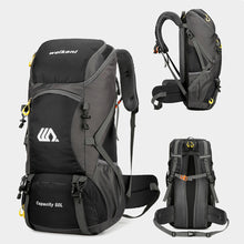 Load image into Gallery viewer, 50L Outdoor Sports Backpack Hiking Camping Pack with Reflective Strips and Mesh Bags Waterproof Abrasion-Resistant Travel Bag
