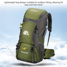 Load image into Gallery viewer, 50L Outdoor Sports Backpack Hiking Camping Pack with Reflective Strips and Mesh Bags Waterproof Abrasion-Resistant Travel Bag
