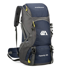 Load image into Gallery viewer, 50L Outdoor Sports Backpack Hiking Camping Pack with Reflective Strips and Mesh Bags Waterproof Abrasion-Resistant Travel Bag
