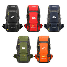 Load image into Gallery viewer, 50L Outdoor Sports Backpack Hiking Camping Pack with Reflective Strips and Mesh Bags Waterproof Abrasion-Resistant Travel Bag
